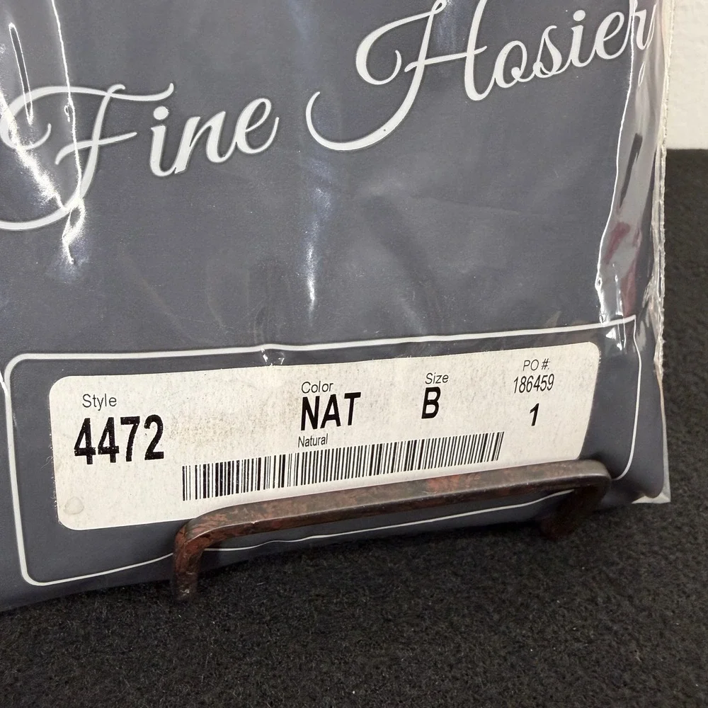 Lot 2 VTG NEW National Fine Hosiery‎ S 4472 Natural B Compression Pantyhose USA